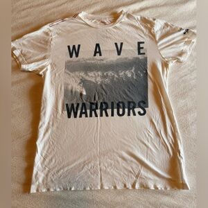 RVCA Vintage Wave Warriors - Wash White Tee